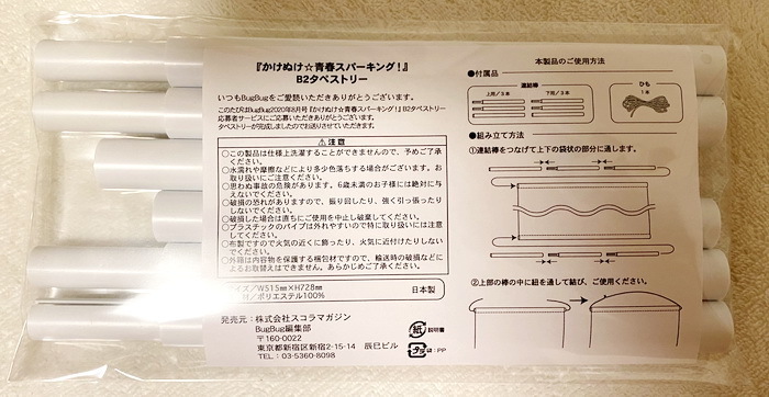 かけぬけ 青春スパーキング! B2タペストリー 小日向響 BugBug2020年8月号応募者全員サービス ほんたにかなえ SAGA PLANETS バグバグ 312_画像2