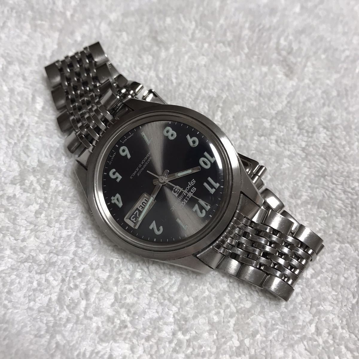 希少 極美品 セイコー スポーツマチック 5 全数字 ベトナム戦争 稼働品 6619-8280 SEIKO Sportsmatic 5_画像3