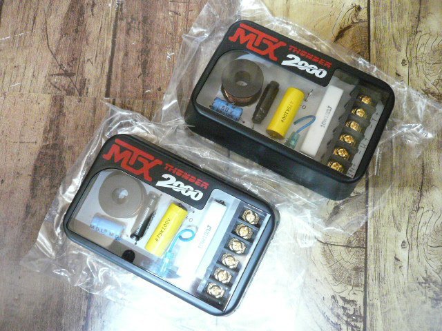 ☆未使用♪ツイーター付属♪音出確認済♪MTX THUNDER 2000 2way クロスオーバーネットワーク＆ツイーターセット カーオーディオ 管理/R203_画像2