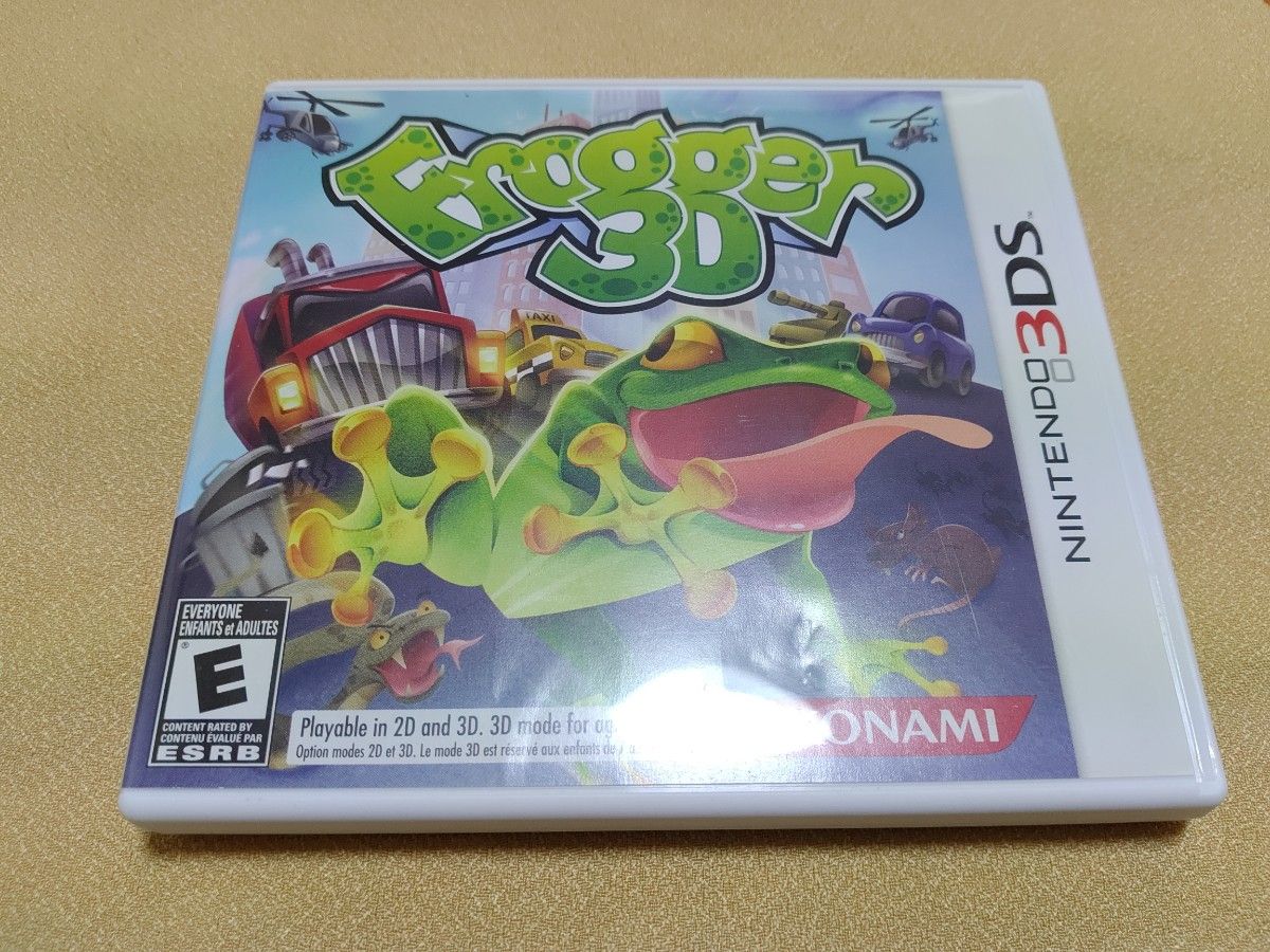 3DSソフト　Frogger 3D　フロッガー　北米版　海外版　KONAMI
