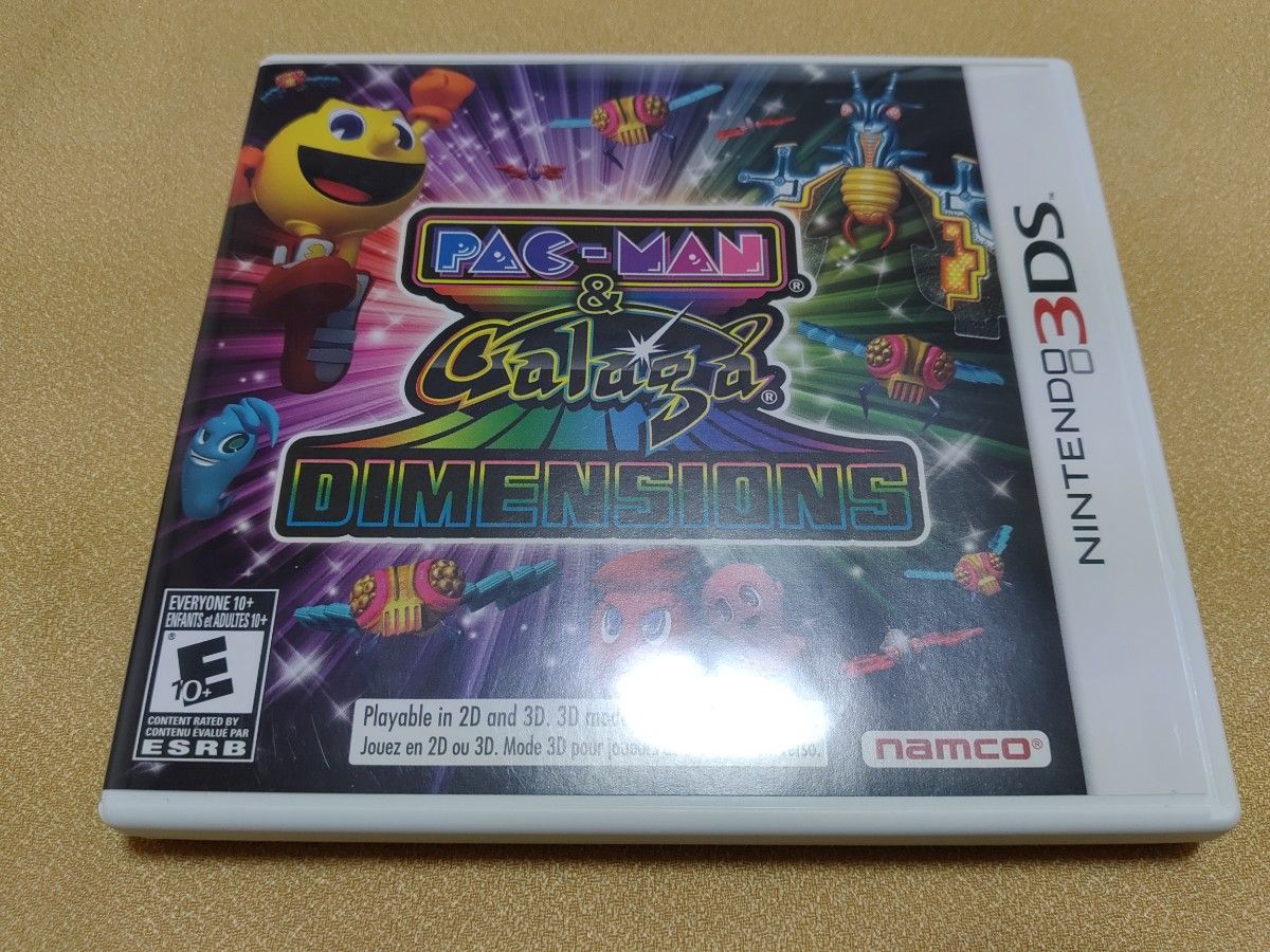3DSソフト PAC-MAN & Galaga DIMENSIONS　パックマン　北米版　海外版