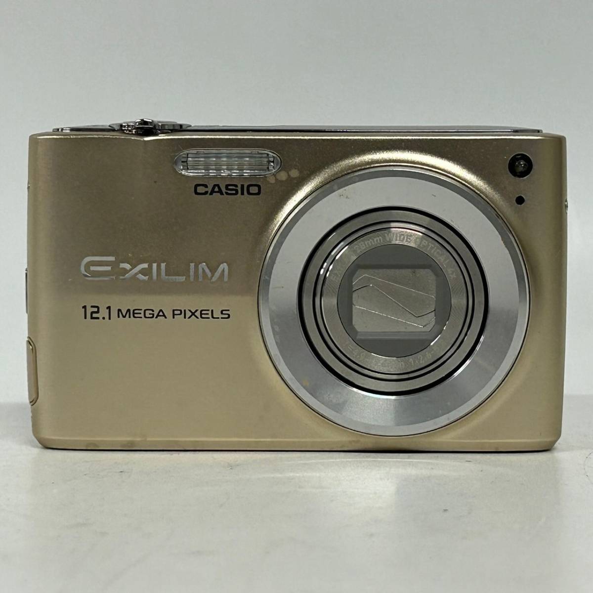 1円~【通電確認済】カシオ CASIO EXILM EX-Z400 28mm WIDE OPTICAL 4× f=4.9-19.6mm 1:2.6-5.8 コンパクトデジタルカメラ G101638_画像2