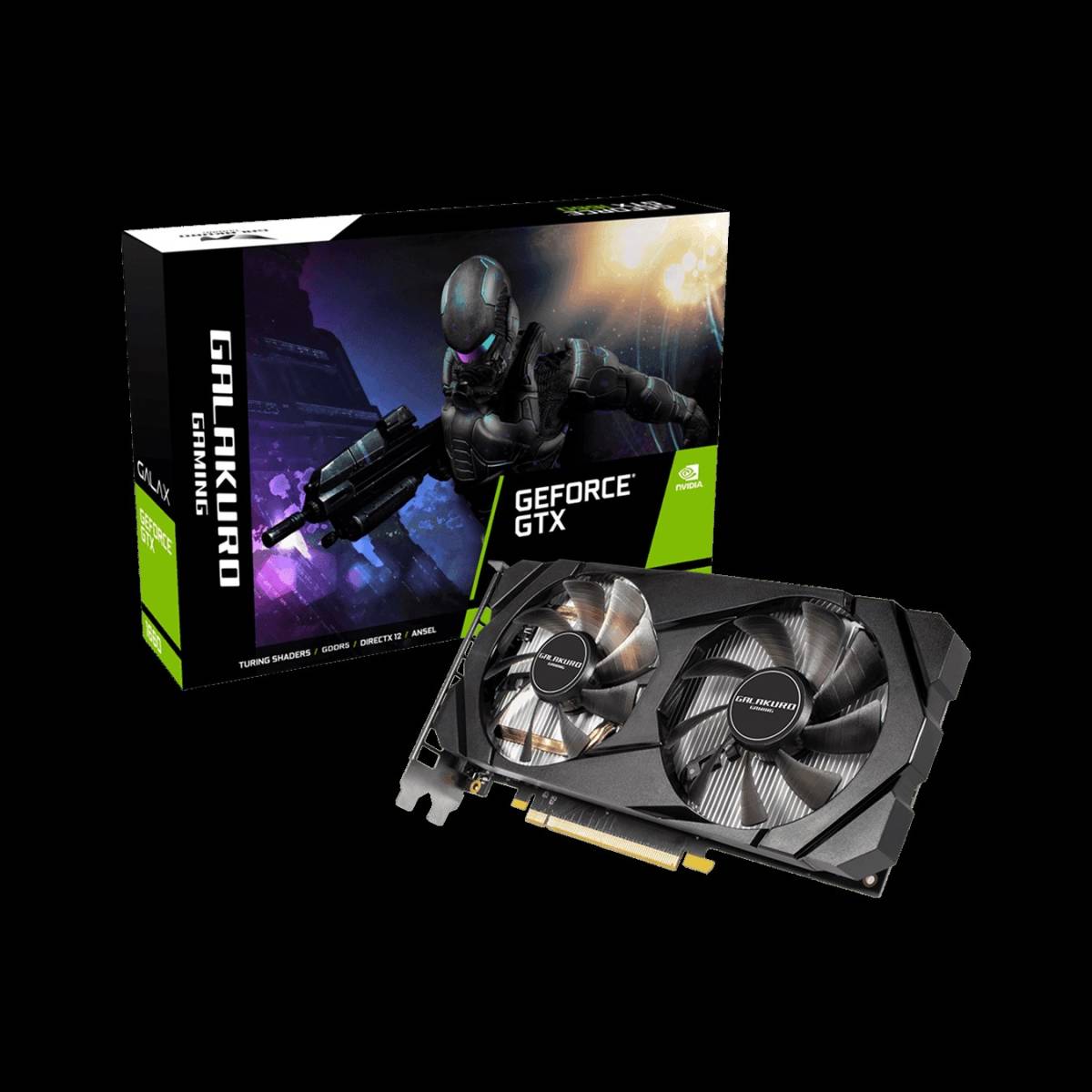 【送料無料】 【中古品】GALAKURO GAMING NVIDIA GEFORCE GTX 1660 搭載 GG-GTX1660-E6GB/DF_画像8