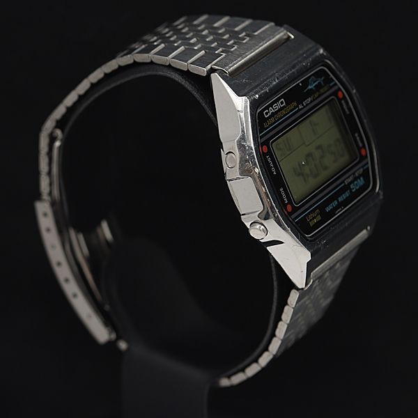 1円 稼働 良品 カシオ W-36 カジキ アラームクロノ デジタル QZ TLG メンズ腕時計 MSS 6881000_画像2