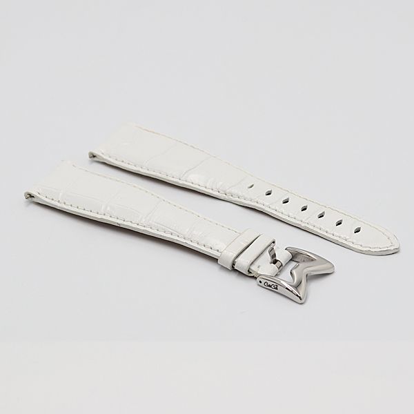 1円 ガガミラノ 純正ベルト ホワイトカラー 25mm用 メンズ腕時計用 OKZ NSK 2000000_画像1