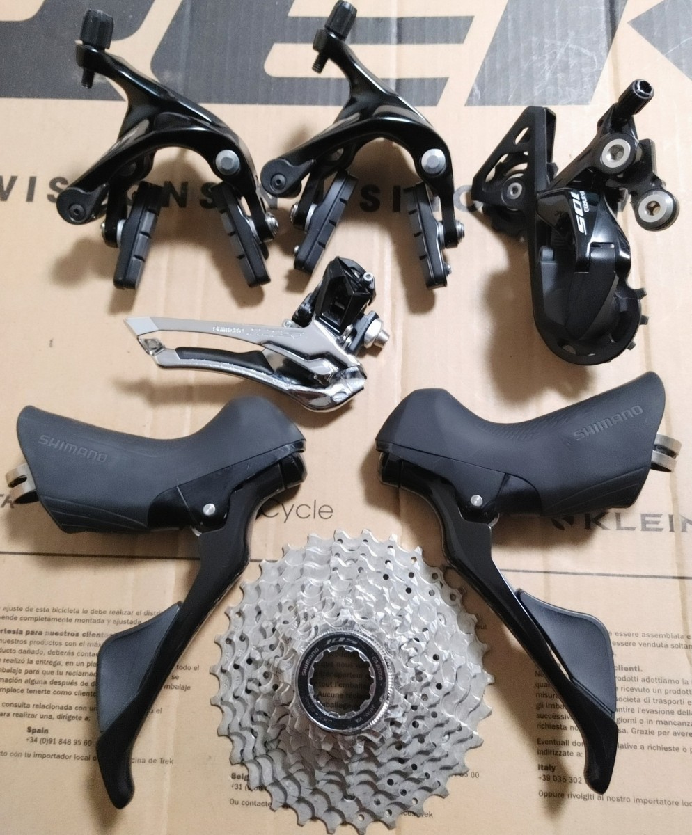 SHIMANO　105 R7000 【 ST-R7000 BR-R7000 RD-R7000 FD-R7000 CS-R7000】 クロモリ ミニベロ_画像1