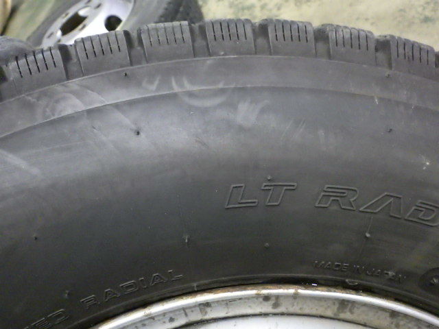 # 90124-25-170-0 ★ 中古 ミックスタイヤ 195/85R 16 114/112L ダンロップ いすゞ エルフ外し_画像5