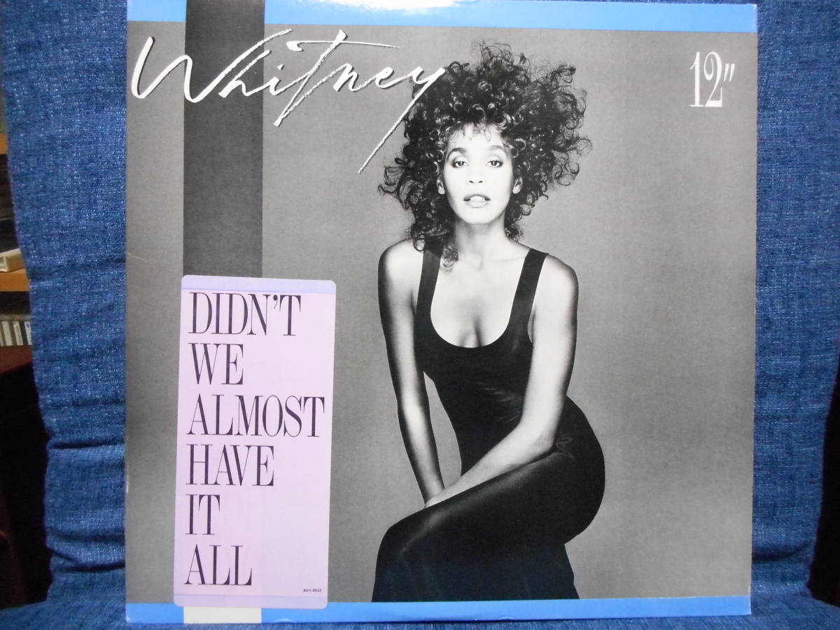 12”◆WHITNEY HOUSTON「FOR THE LOVE OF YOU (2ver.)/DIDN'T WE ALMOST HAVE IT ALL/SHOCK ME」ARISTA(US) AD1-9632_画像1
