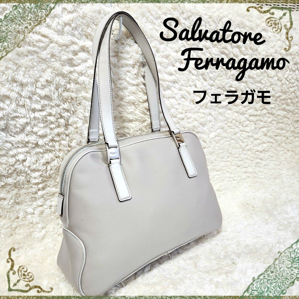 Salvatore Ferragamo フェラガモ ナイロン セミショルダーバッグ ミニ 