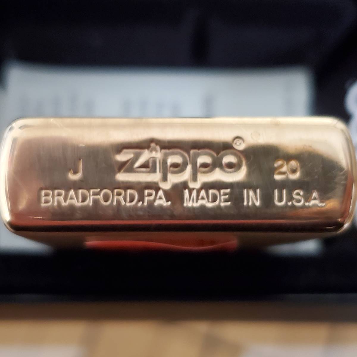 【新品未使用未開封】Zippo マーシャル 暴走族 ソリッドブラス ジッポー MARCHAL 旧車 オイルライター 真鍮無垢_画像2