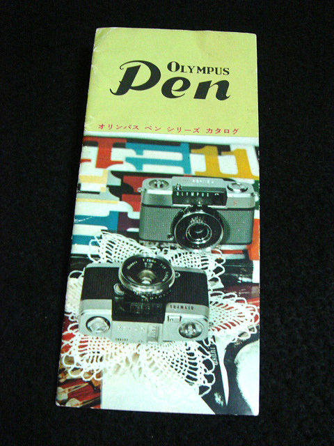 1962 Showa era 37 year about Olympus pen series catalog pamphlet pen the first period S EE D pamphlet catalogue catalog for olympus pen series