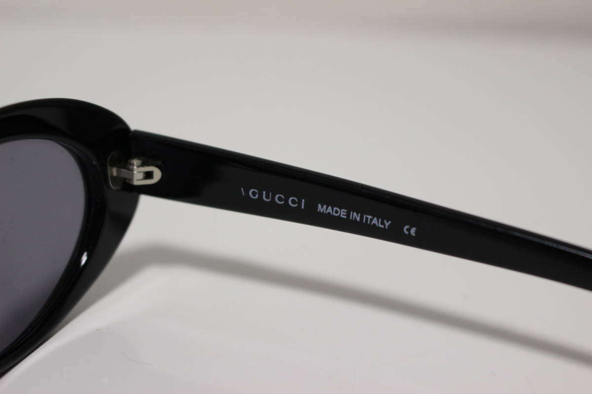 4650 本物 GUCCI グッチ GG2413 サングラス 眼鏡 めがね オーバル型 フレーム 黒 ブラック シルバー 人気_画像7