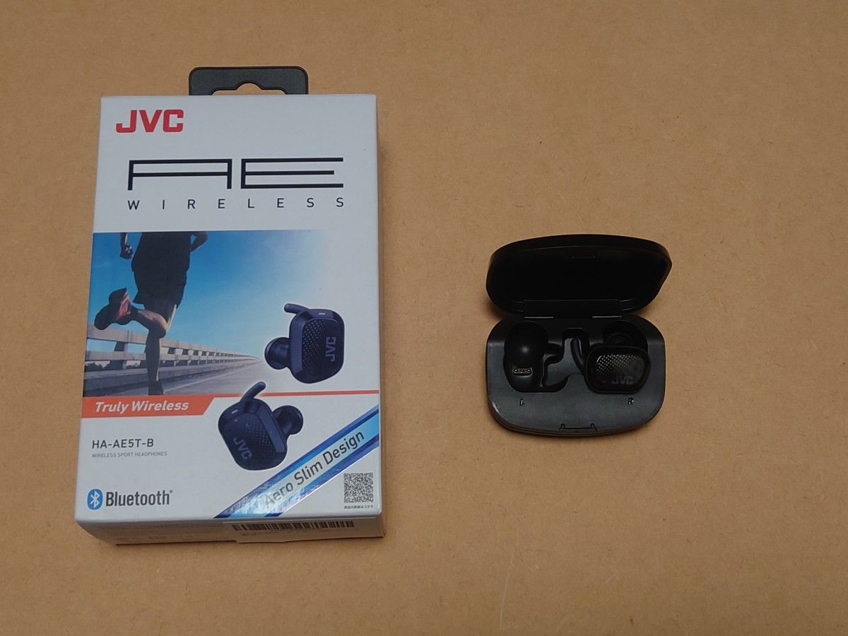 JVC HA-AE5T-B ブラック Bluetoothイヤホン 左欠品