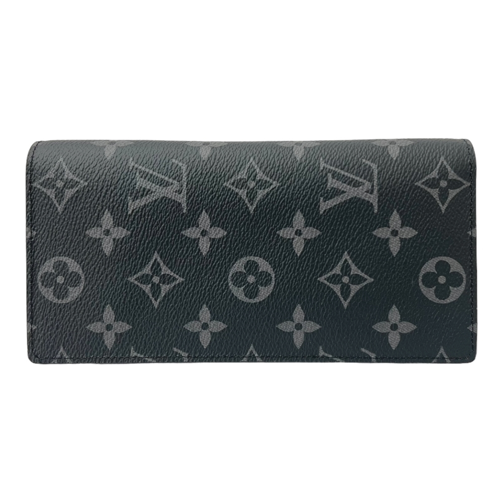 【中古】｜Louis Vuitton ルイヴィトン M61697 ポルトフォイユ・ブラザ モノグラム エクリプス ロングウォレット 長財布 ブラック メンズ_画像1