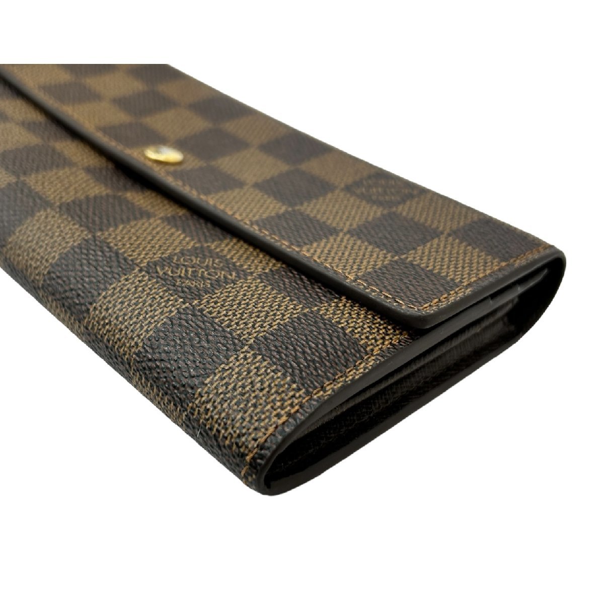 LOUIS VUITTON ルイヴィトン N61734 ポルトフォイユサラ ロングウォレット 長財布 ブラウン系 レディース メンズ【中古】_画像5