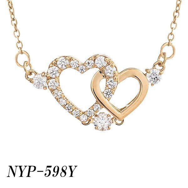 現品限り特別価格 クロスフォーNY シルバーネックレス ダンシングストーン Pure Heart NYP-598Y_画像1