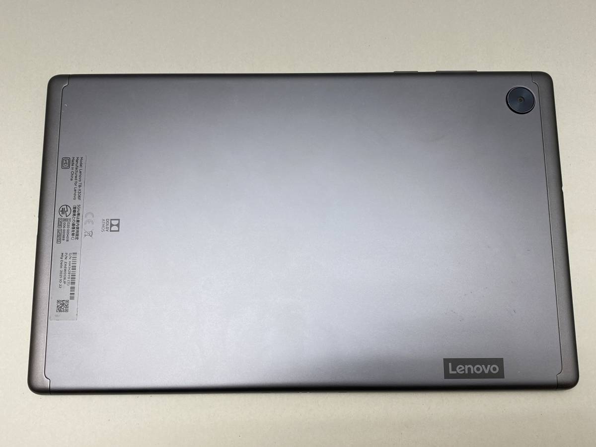 Lenovo Tab M10 HD TB-X306F 32GB タブレット WIFI 本体のみ 初期化済 顔認証 10.1型 タブレット 2021年製_画像2