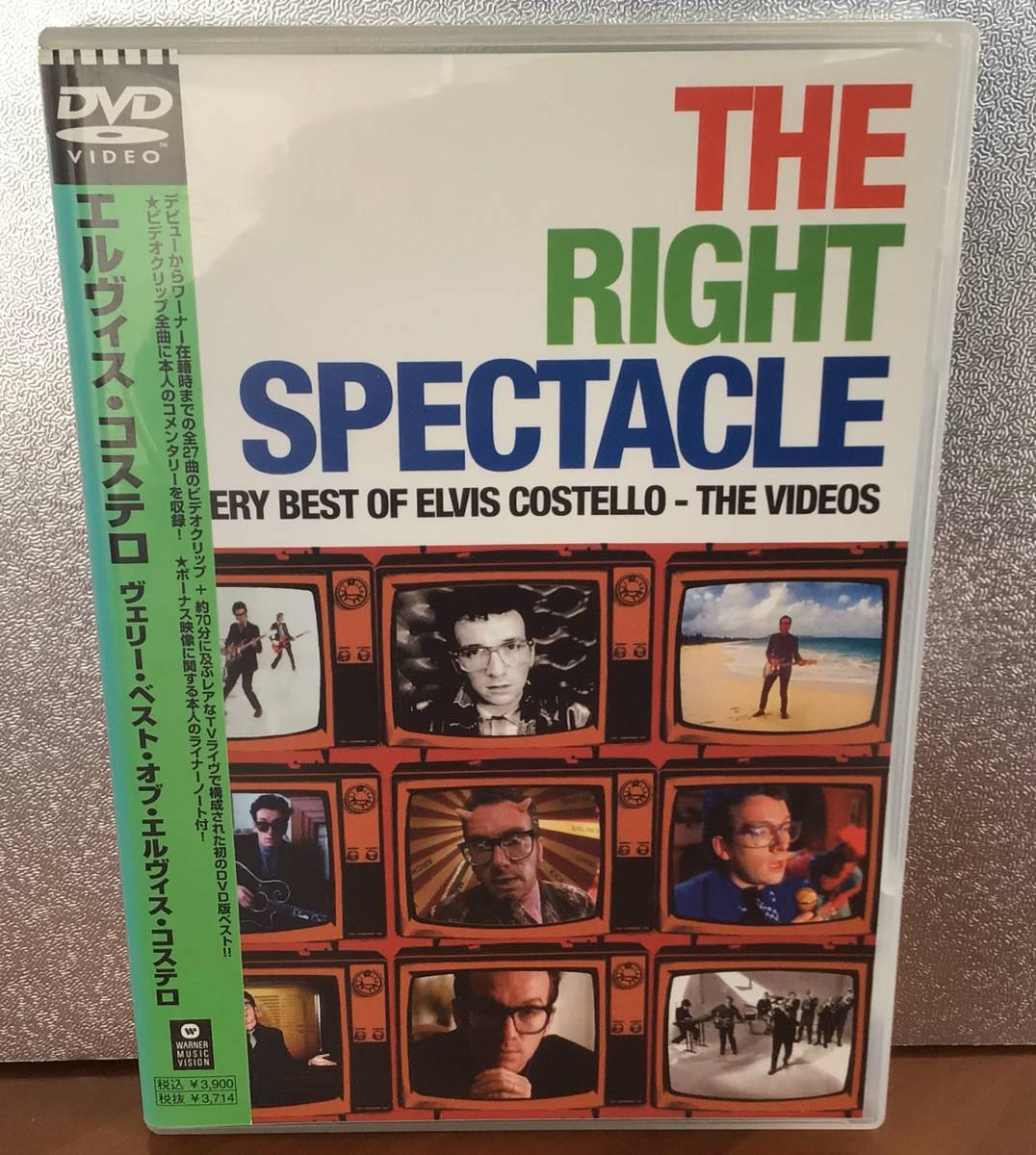 エルビス・コステロ The Right Spectacle: The Very Best Of Elvis Costello The Videos DVD 国内盤 2005年 の画像1