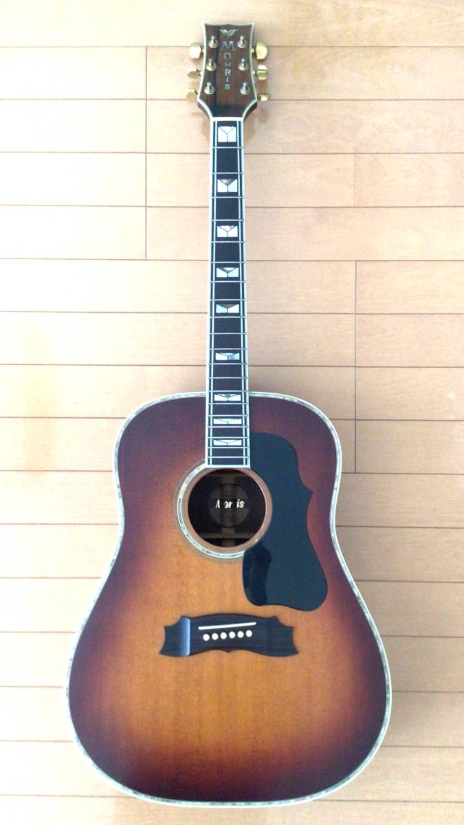 【即決】 谷村新司氏愛用 モーリス MGシリーズ 当時の最高級モデル MG-610 オール単板 サイド・バック ローズウッド 82年製 MORRIS ギター