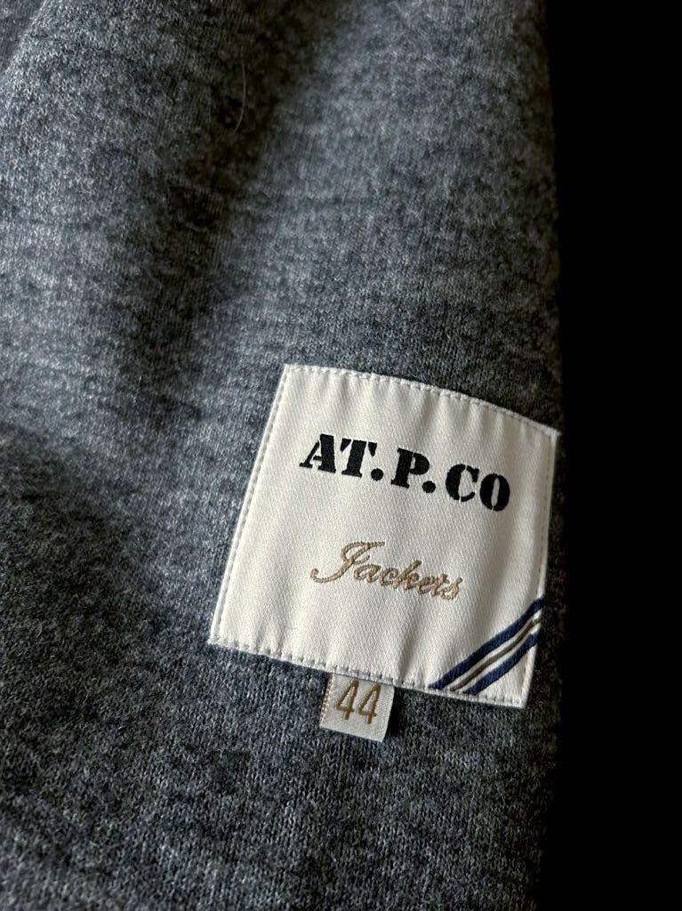 【試着程度】イタリーブランド AT.P.CO/ アティピコ ウールジャージージャケット44 ６万円位 イタルスタイル扱い_画像7