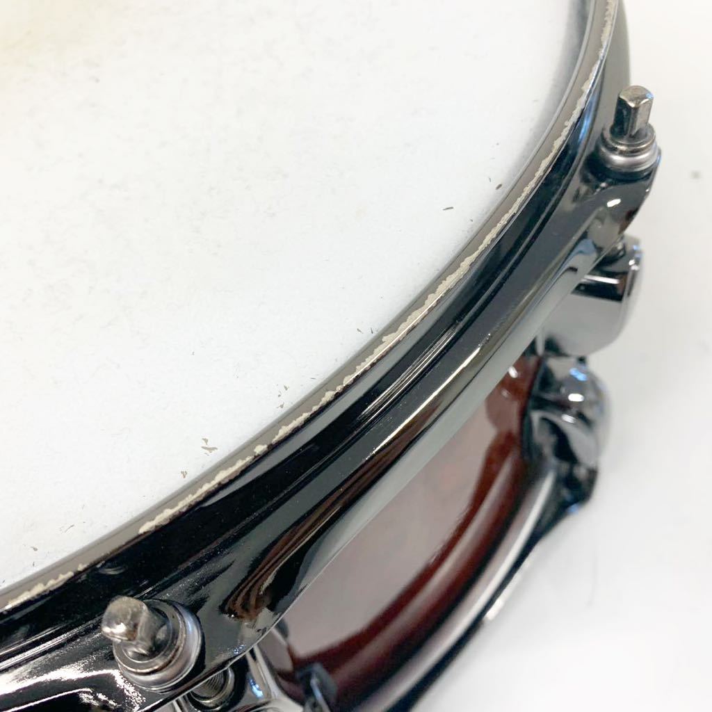 【O-1】 TAMA LGB146-NQB S.L.P. G-Bubinga 14x6 Sound Lab Project Snare Drum スネアドラム ブビンガシェル タマ 1301-84_画像3