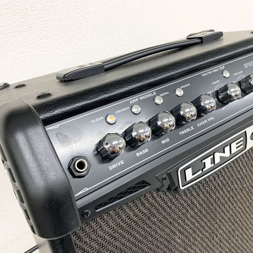 【E-3】 LINE6 SPIDER IV 15 ギターアンプ 15W ライン6 音出し確認済み 1箇所ガリあり 細かい傷や汚れあり 1034-39_画像2