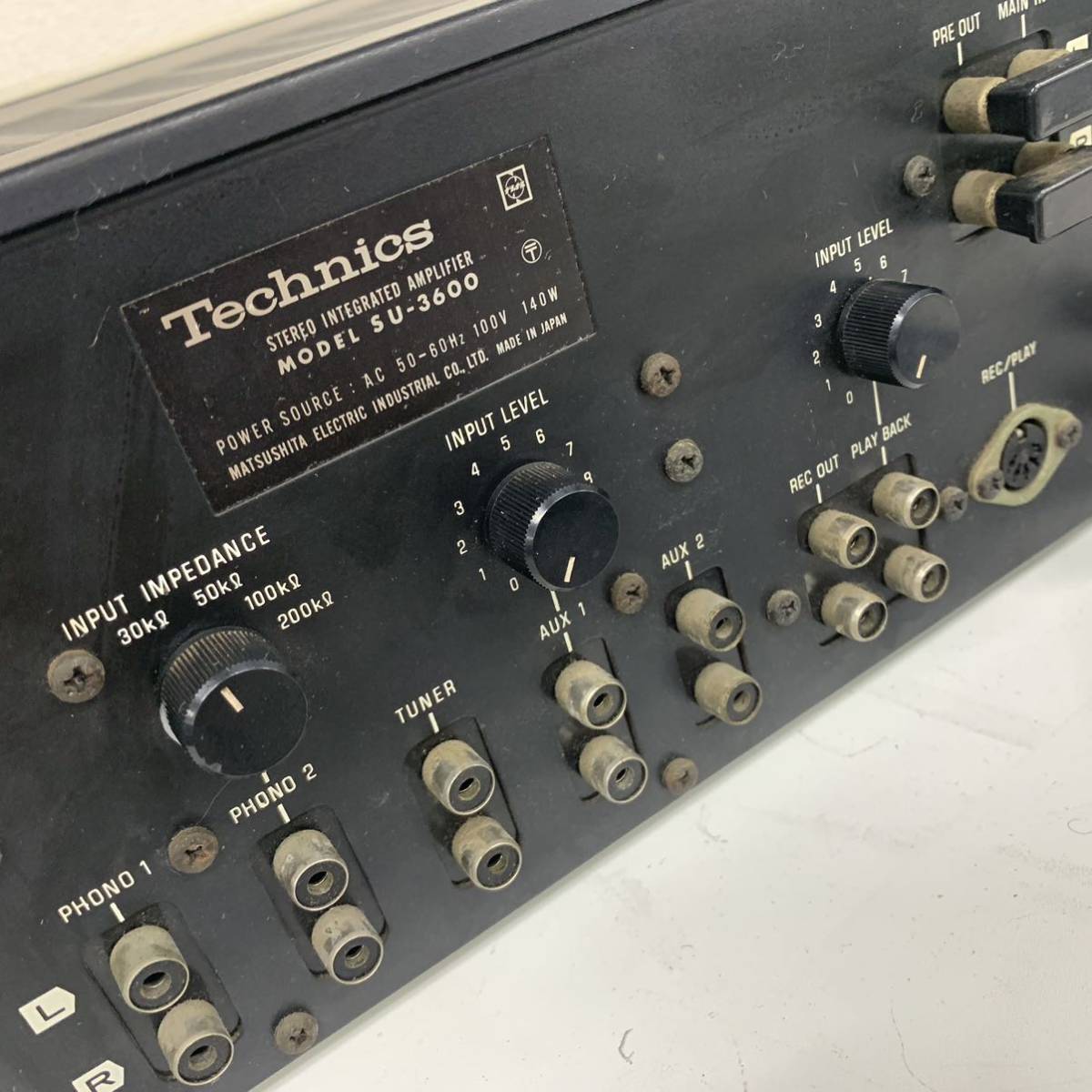 L-3】 Technics SU-3600 プリメインアンプ テクニクス ガリや L-3】 Technics SU-3600 プリメインアンプ テクニクス ガリや
