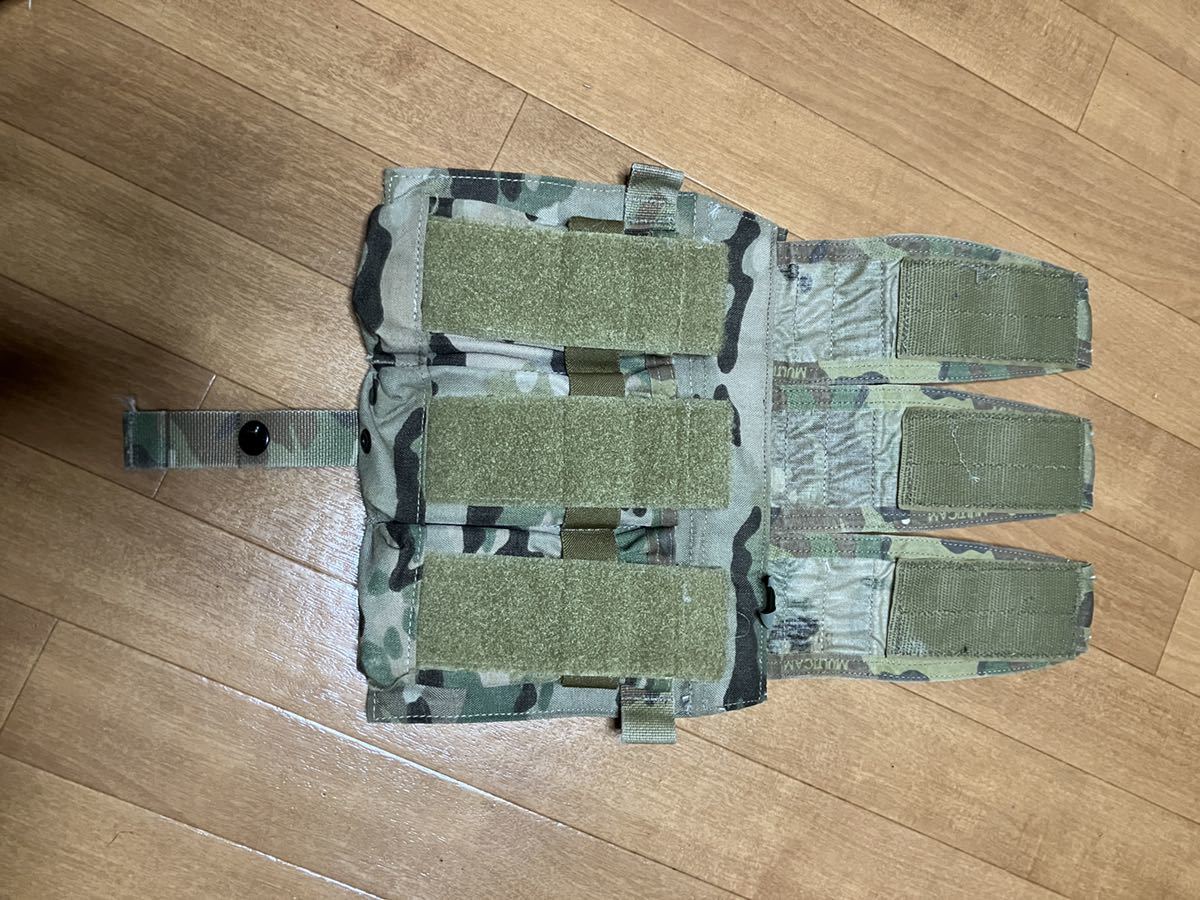 中古実物 Crye AVS DETACHABLE FLAP M4 マガジン　ポーチ　multicam 旧マルチカム 旧マルチ　jpc lbt eagle cpc サバゲー装備 米軍_画像3