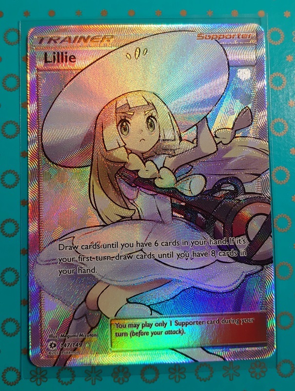 ポケカ　英語版　正規品　リーリエ　帽子 147/149　SR　海外版　ポケモンカードゲーム　Pokemon　Lillie　Full Art