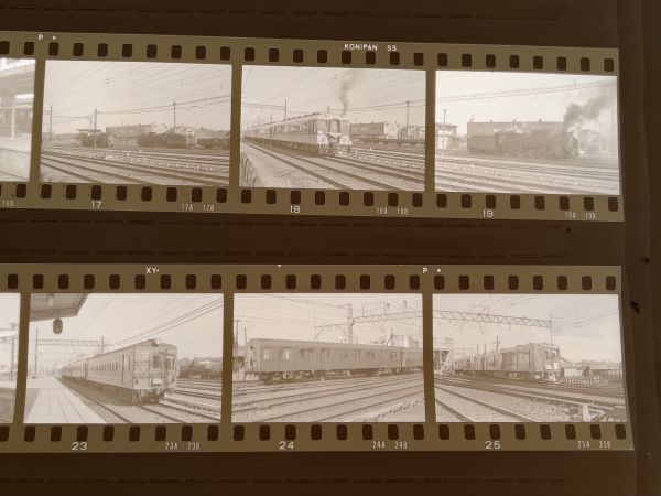 ■古い鉄道写真ネガ 38コマ■蒸気機関車■松坂　塩浜■昭和43年12月■220201■_画像5