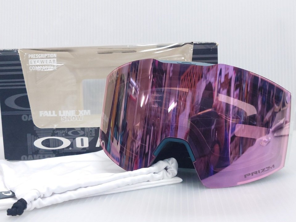 4卍1297 店頭展示未使用品【OAKLEY/オークリー】ゴーグル Fall Line XM　PRISM SNOW 2019-2020モデル《店頭引渡し可/札幌/美しが丘店》