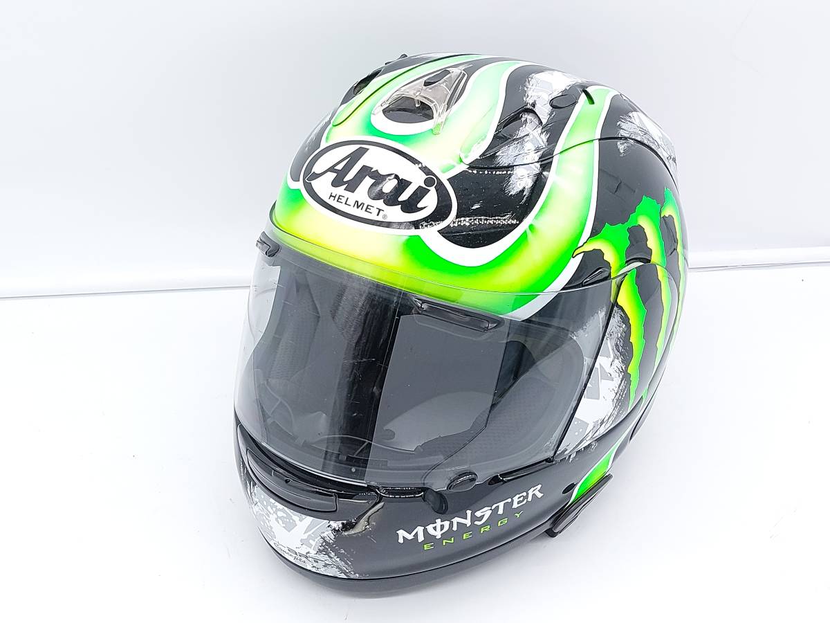 美品絶版レア】モンスターエナジー Araiアライ RX-7RR5 フル 美品絶版レア】モンスターエナジー Araiアライ RX-7RR5 フル