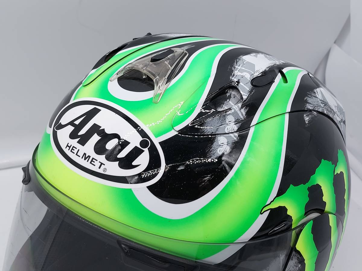 美品絶版レア】モンスターエナジー Araiアライ RX-7RR5 フル 美品絶版レア】モンスターエナジー Araiアライ RX-7RR5 フル
