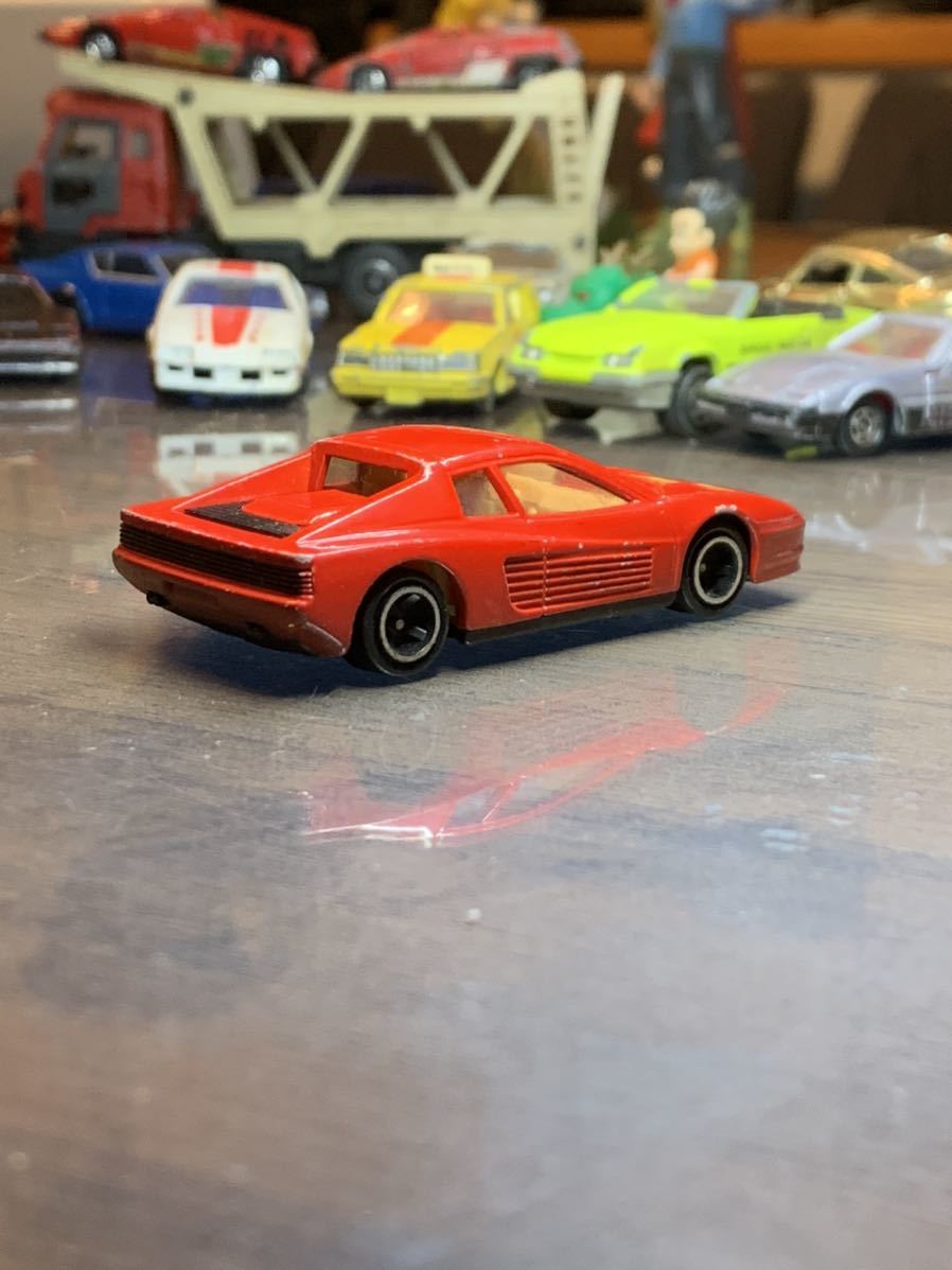 トミカ No.91 フェラーリ テスタロッサ FERRARI TESTAROSSA TOMICA ミニカーモデル. (X91)の画像6