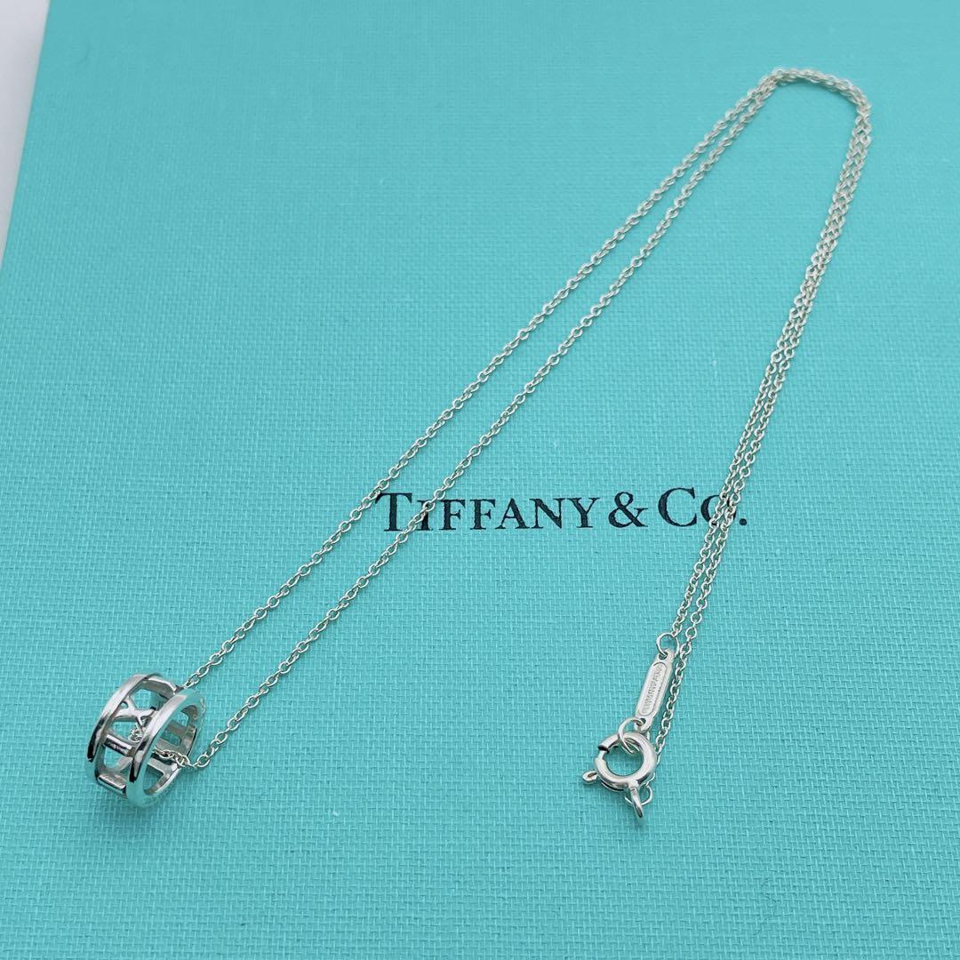 【極美品】Tiffany & Co. アトラス　ネックレス　リング　オープン_画像4