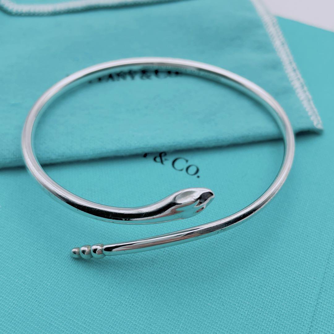 【極美品】Tiffany & Co. バングル　スネーク　ブレスレット