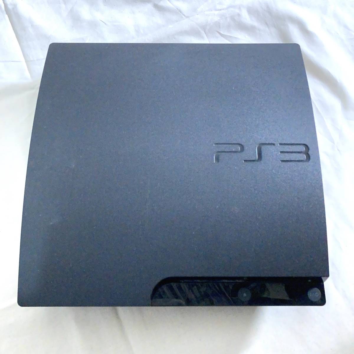 SONY PlayStation3 プレイステーション3 PS3 CECH-3000A 160GB ブラック 本体 通電確認済 初期化済 コントローラー ジャンク_画像3