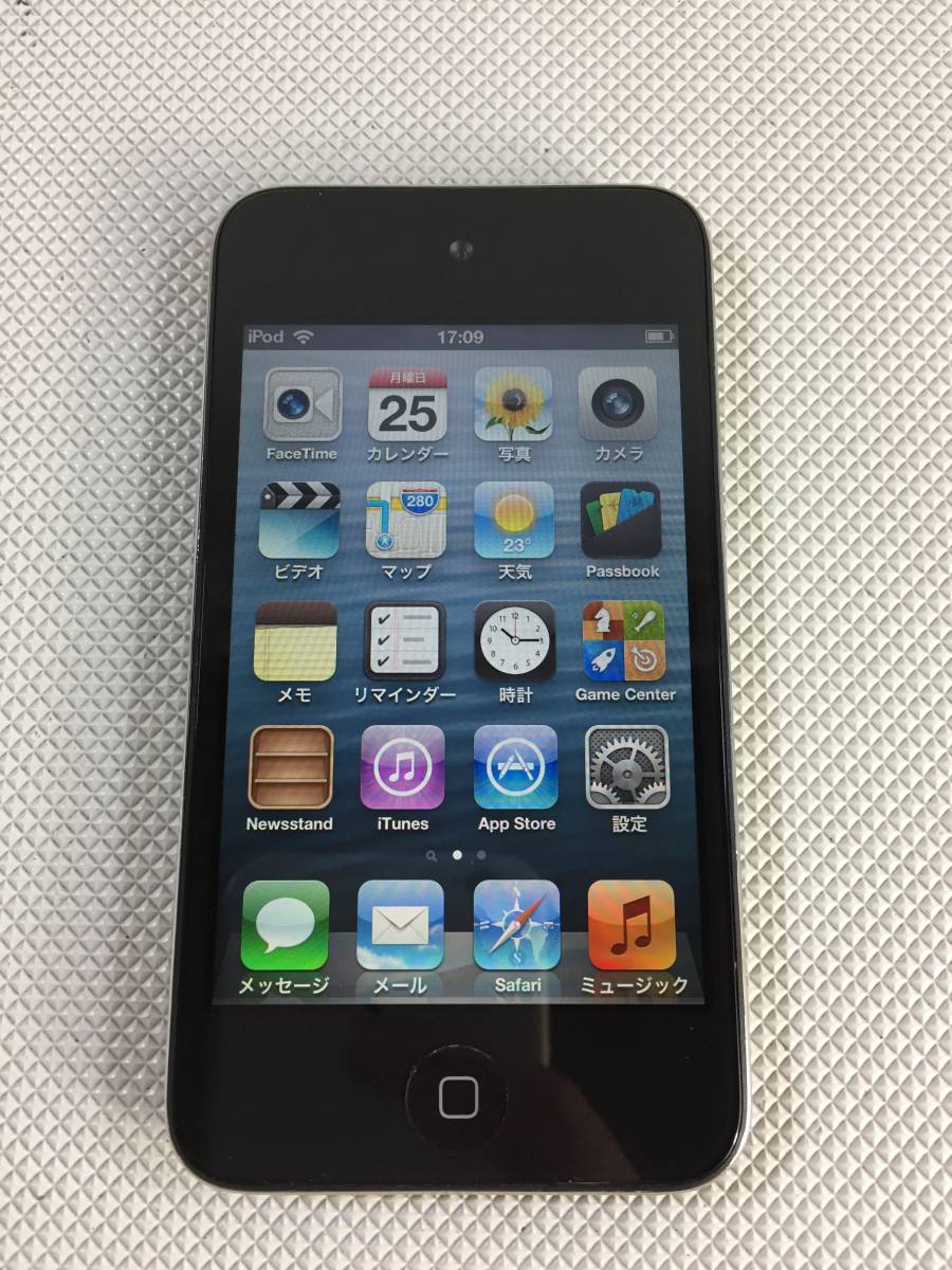 S3738*Apple Apple iPod touch iPod Touch no. 4 поколение 8GB цифровой аудио плеер A1367 MC540LL/A [ переустановка завершено ]