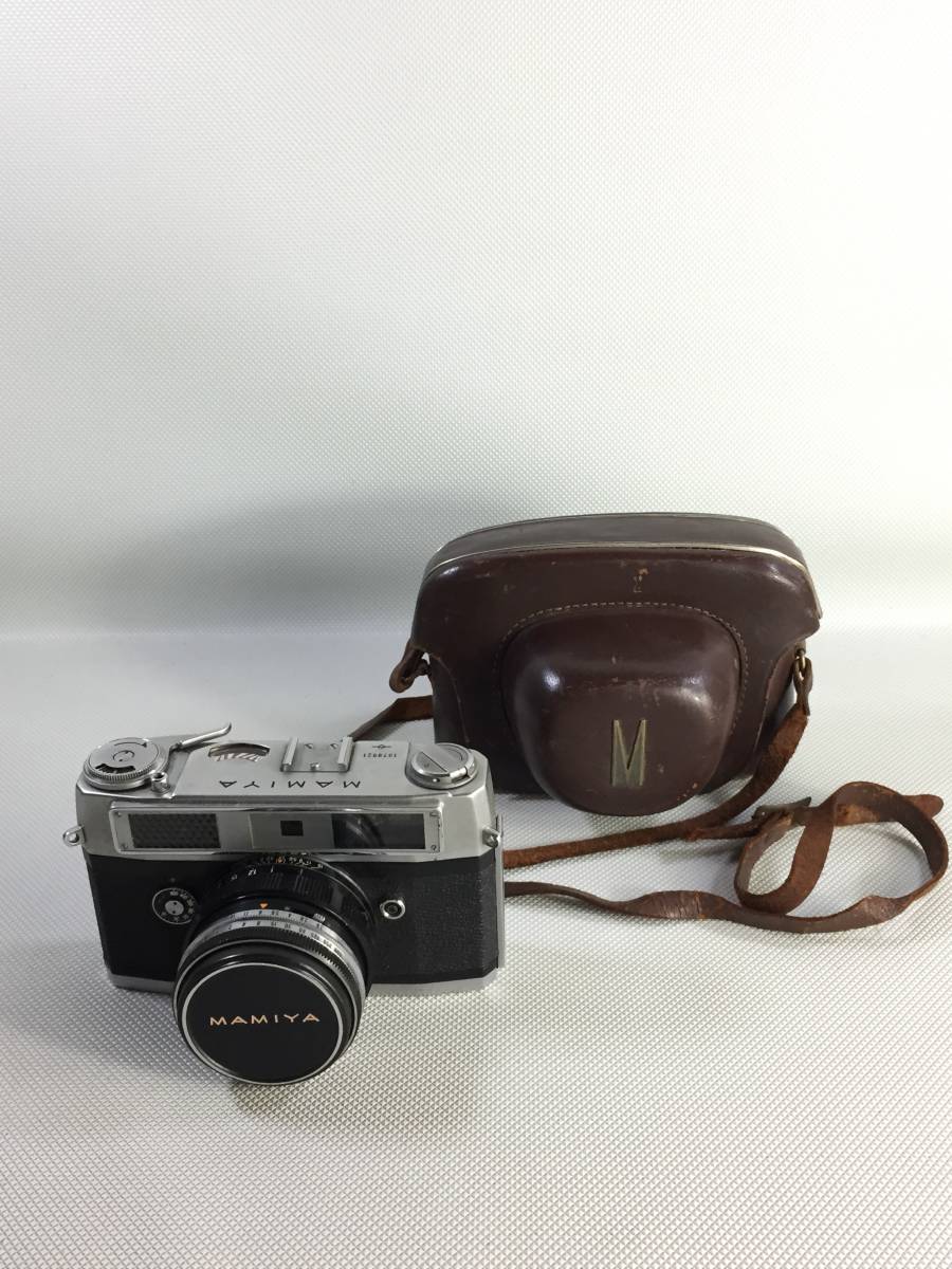 S3826●MAMIYA マミヤ フィルムカメラ MAMIYA-SEKOR F.C. 1:1.9 f=48mm No.589571 ケースあり 【未確認】_画像1