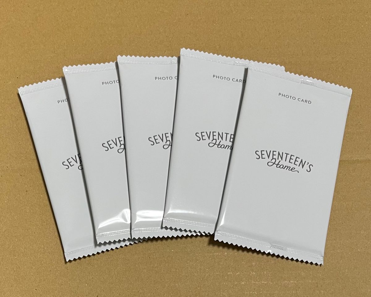 SEVENTEEN HOME トレカ 未開封 5パックセット SEVENTEEN HOME トレカ 未開封 5パックセット
