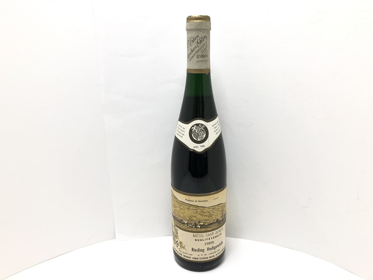 【大黒屋】［未開栓］ドイツワイン MOSEL SAAR RUWER モーゼル ザール ルーヴァー リースリング 1989 750ml 8.5% ※法人・業者取引不可_画像1