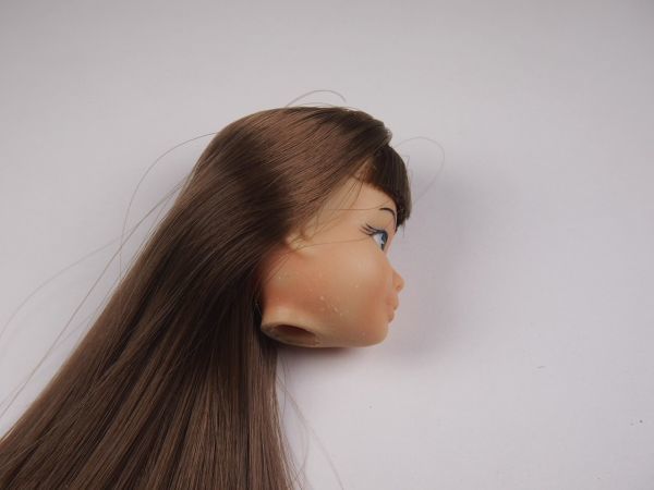 ① ビンテージ スキッパー 人形 ヘッドのみ 3点セット 髪色ちがい マテル社 Mattel 着せ替え人形 1960年代 当時物 現状品 Skipper HBY-DSK6_画像7