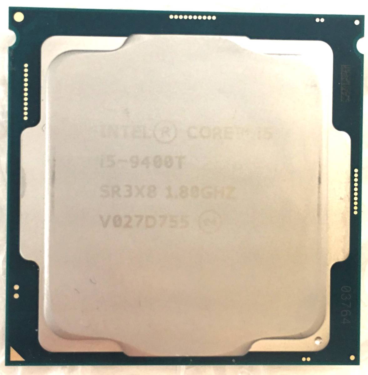 Intel CPU Core i5-9400T SR3X8 1.80GHz 中古 【管理:C103】_画像1