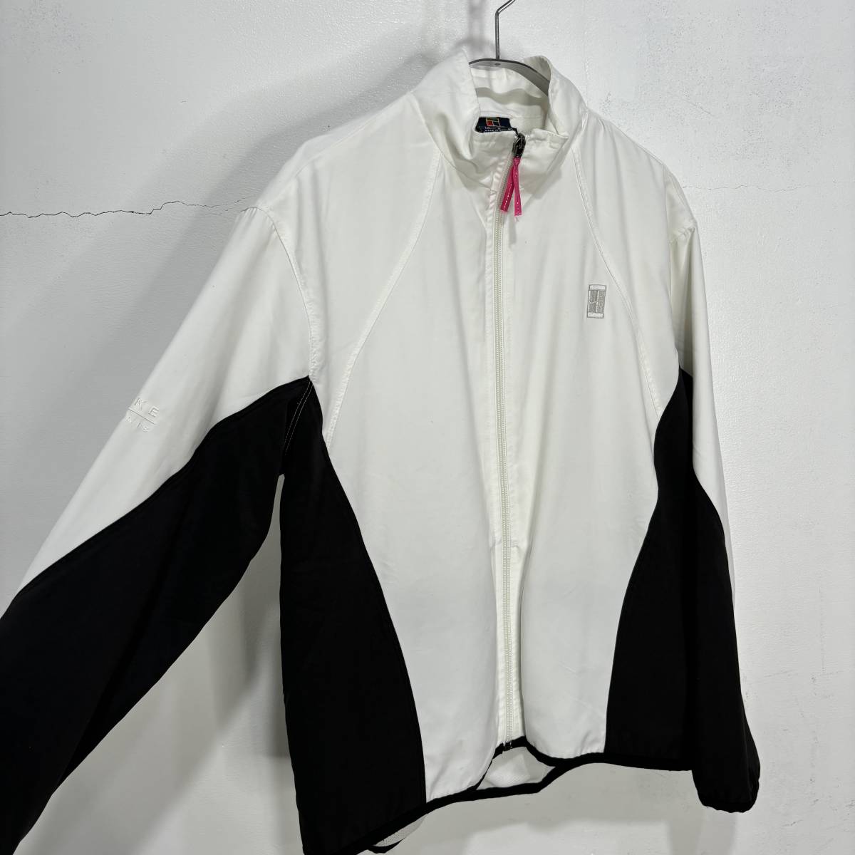  free shipping *NIKE* Nike * jersey * tennis * one Point Logo *swoshu* Monotone * white * black * lady's M*A24M