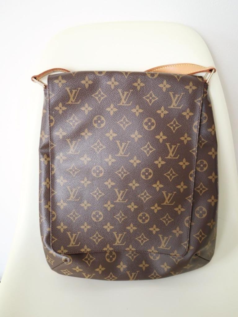 【送料込】LOUIS VUITTON ルイヴィトン ミュゼットサルサ バッグ ブラウン ライトブラウン モノグラムライン ハイブランド 6432680