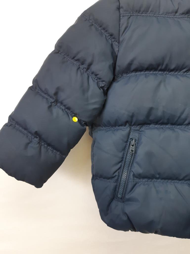 【送料込】[キッズ/子供服] TOMMY HILFIGER トミーヒルフィガー ダウンジャケット 90cm 紺ネイビー フード取り外し可 男の子用 /n471355_画像4