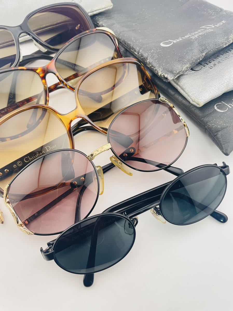 QA326 Christian Dior, Empori amarni , Comtesse 12KGF メガネ サングラス 日本、ドイツ製　度に入り　老眼鏡 眼鏡 ブランド まとめ_画像3