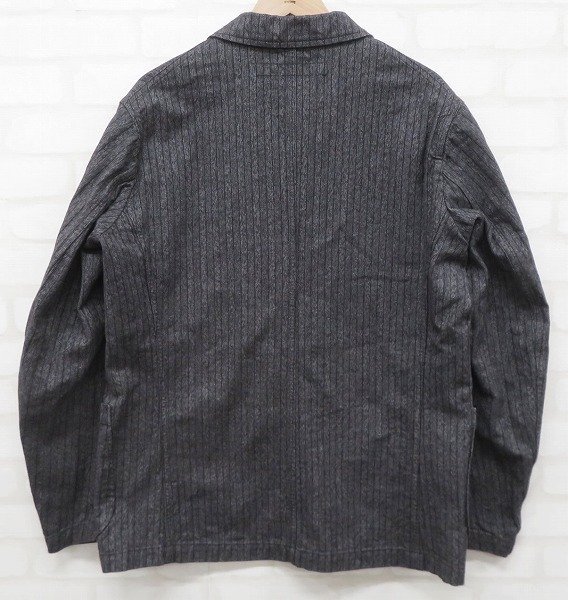 7T8636/WORKERS LOUNGE JACKET HERRINGBONE STRIPE ワーカーズ ヘリンボーンストライプ ラウンジジャケット_画像3