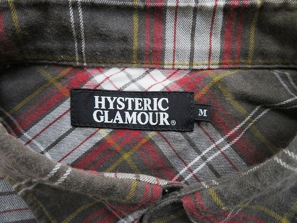 7T7939/ヒステリックグラマー チェックシャツ HYSTERIC GLAMOUR_画像4