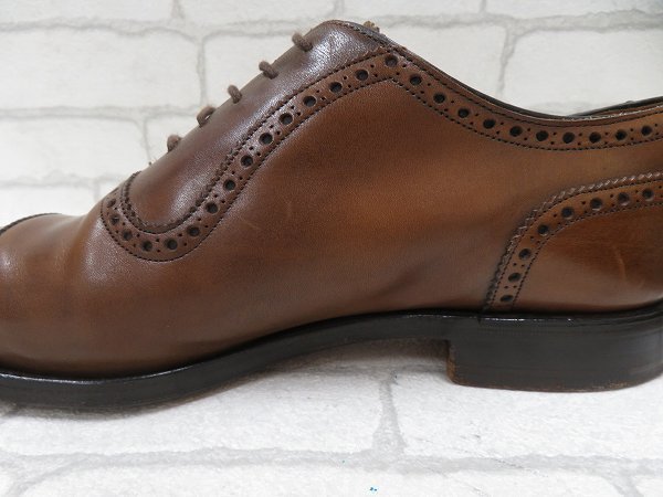 2S8724/JOSEPH CHEANEY ブローグキャップトゥシューズ イングランド製 ジョセフチーニー_画像9